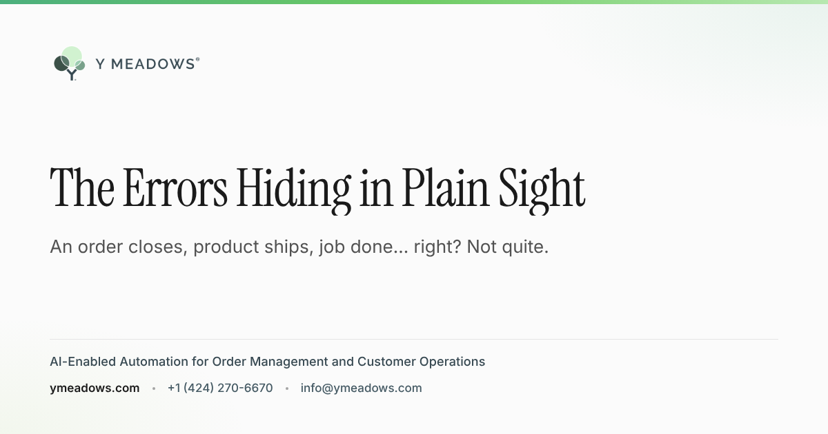 The Errors Hiding in Plain Sight